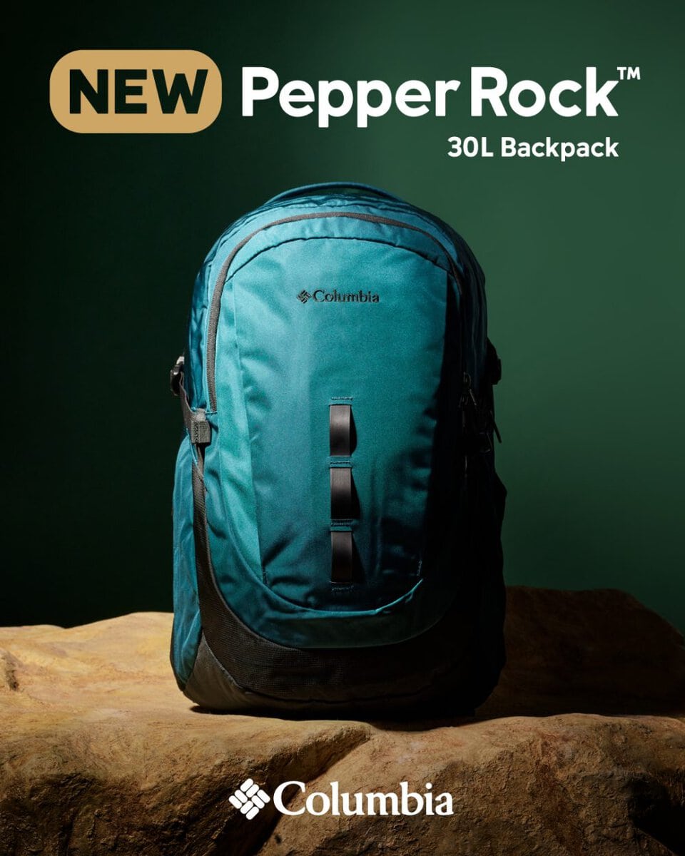 【山も街もコレひとつ】コロンビアが定番バックパック「ペッパーロック」をフルリニューアル！さらにムレにくく進化