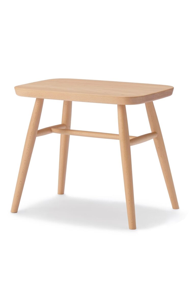 無印良品のブナ材スツール丸脚