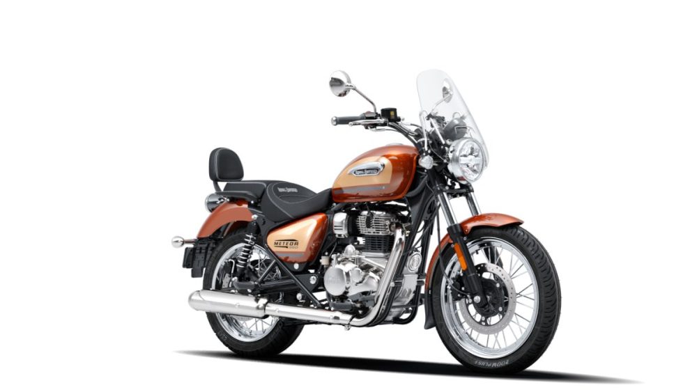 「METEOR 350 Sundowner Special edition」のフロントビュー