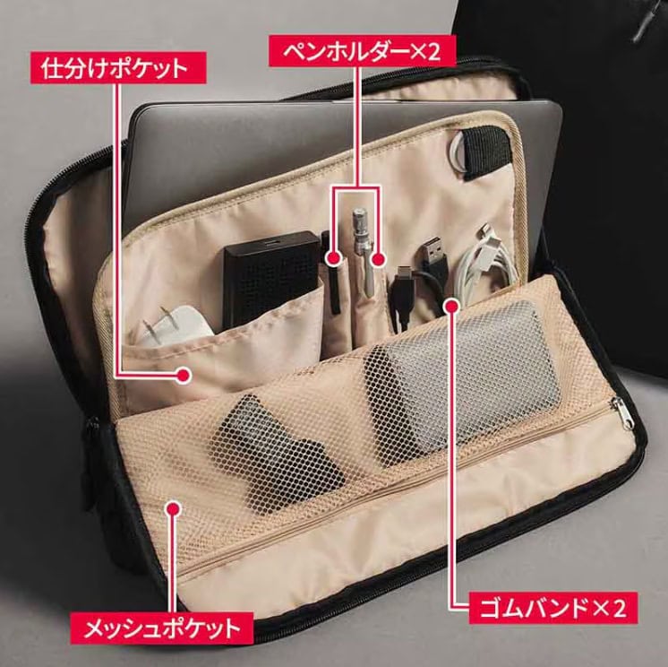 荷物をきれいに仕分けできる工夫がいっぱい