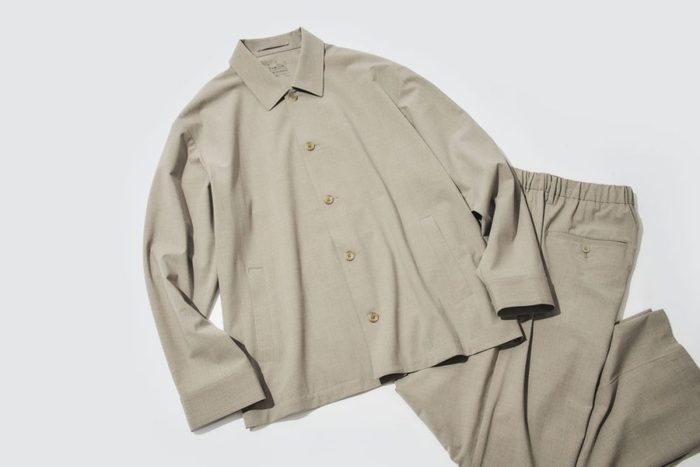 ブルゾンやパンツを単品使いしてもいいし、映画館やレストランなどのちょっとしたオフィシャルな場所にも行けるくらいのポテンシャルを持ってる