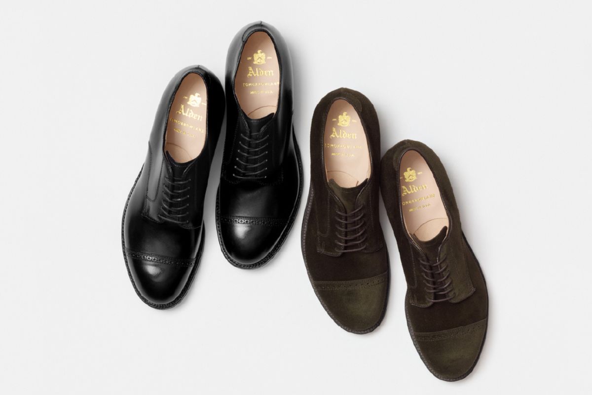 美品箱付 Alden トゥモローランド別注 レンジャーモック 革靴レザーシューズ 一生モノの革靴】オールデン×トゥモローランドの究極別注