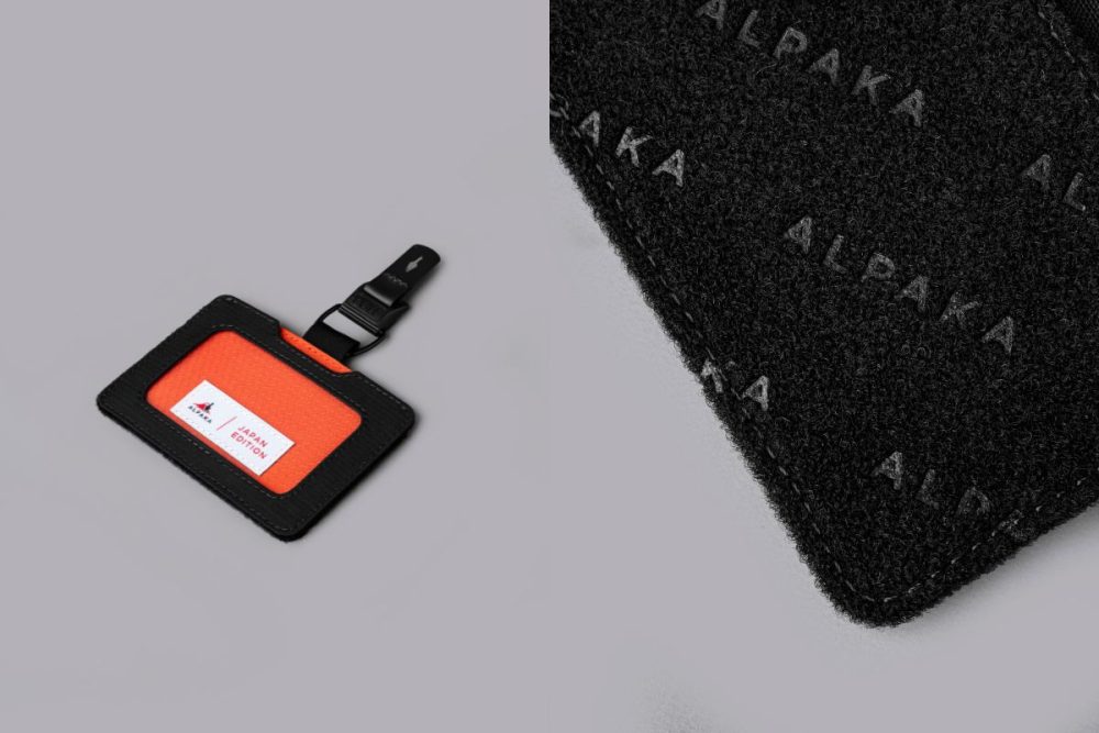 アルパカ「ビジネス IDカードランヤード JAPAN EDITION」¥8,800/約H7.7×W11㎝/約56g/2色展開