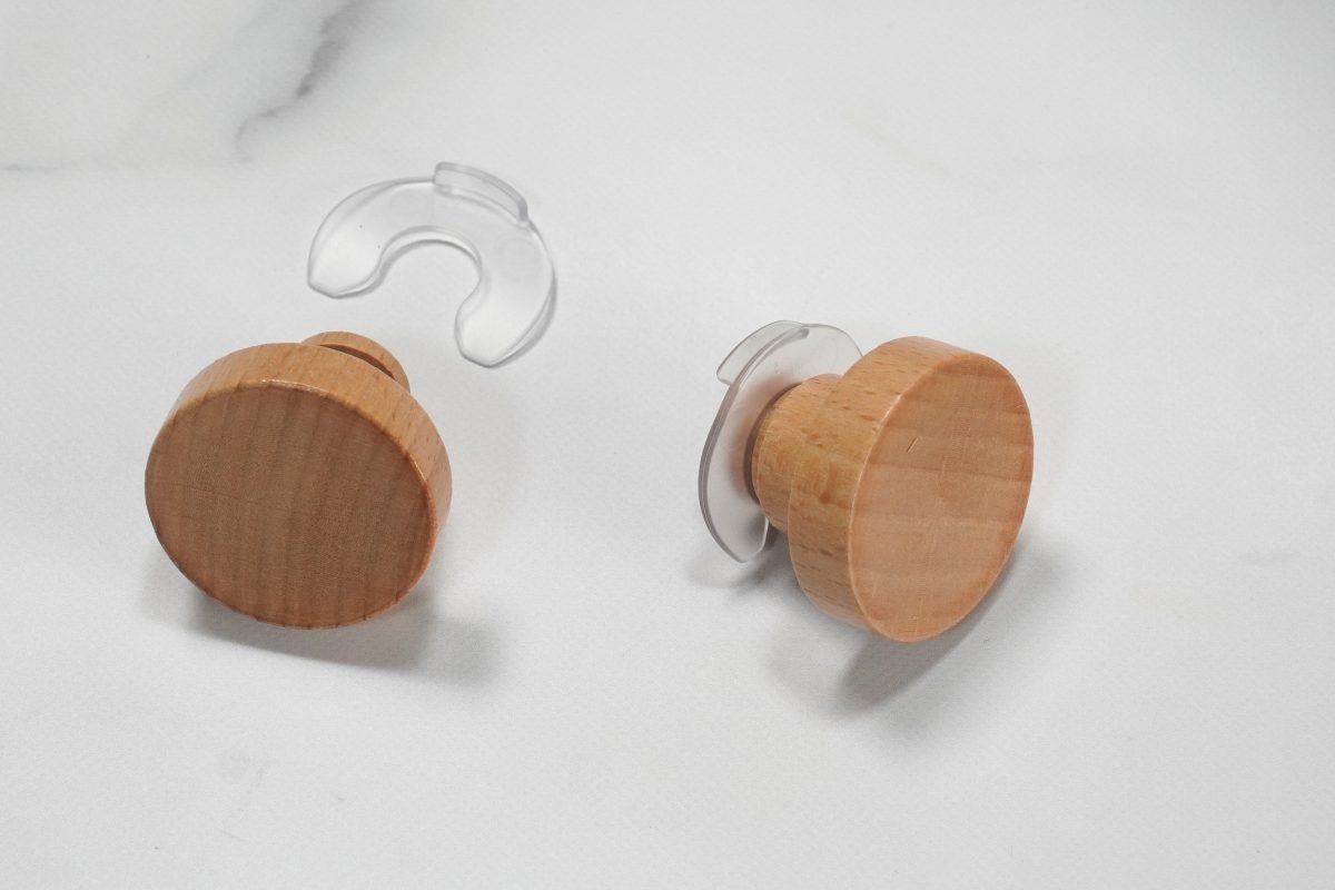 無印良品 引き出しやすくなる つまみ 丸型 ファイルボックス用 ¥290 2個入り