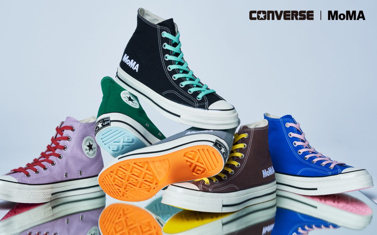 【CONVERSE and MoMA】コンバースとタッグをくんだMoMA史上初の日本限定スニーカーに大注目!アウトソールにもこだわった全6色展開