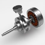 発電機にエンジンスターター機能を一体化して静かなエンジン始動を実現するSmart Motor Generator System
