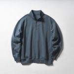 紳士　ハーフジップスウェットシャツ ネイビー ￥2,990