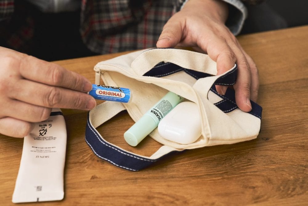 細々したものをまとめて入れる小物ポーチとして