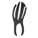 フォーク型カーボンプレート構造