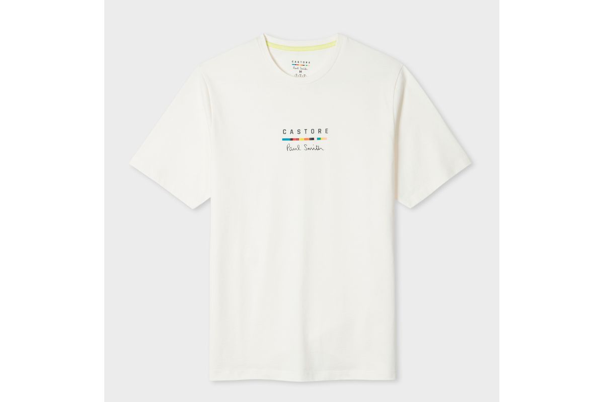 Paul Smith ＋ Castore「ロゴグラフィック Tシャツ」￥11,000