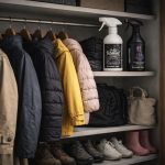 一度の施工で洗濯5回後まで撥水等級5を維持、生地へのデメリットはなく質感もそのままに洗濯20回後も撥水等級4を維持する耐久力