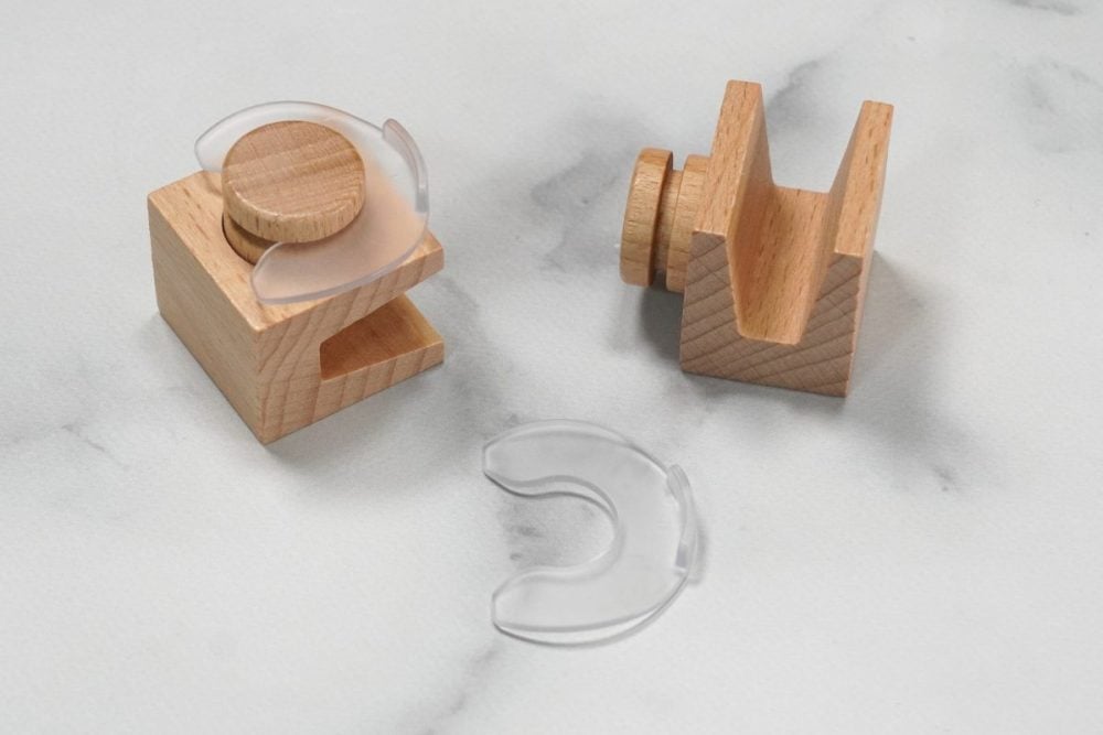 無印良品 引き出しやすくなる つまみ 角型 ファイルボックス用 ￥290 2個入り