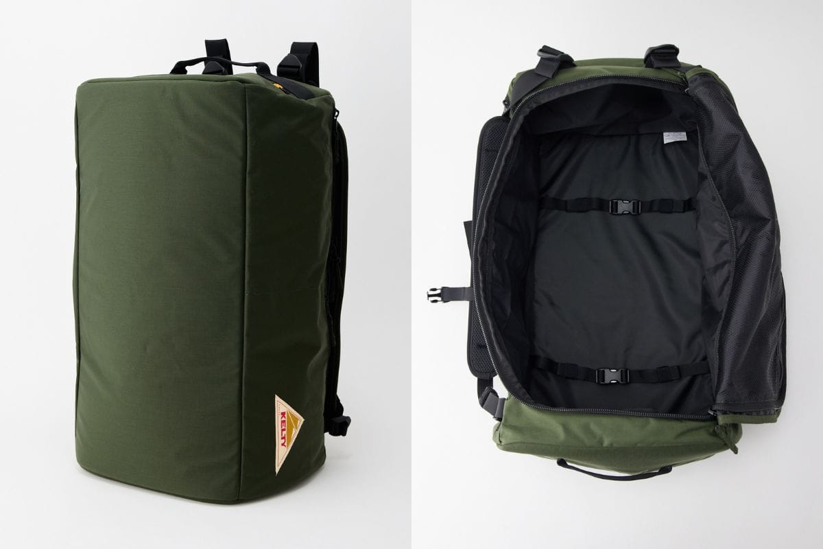 ケルティ「ダッフル バックパック M」¥25,300/H29×W58×D36㎝/60ℓ
