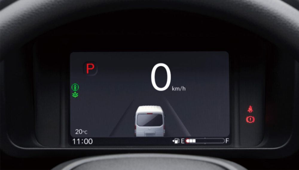 Honda SENSINGの作動状況や運転に必要な情報をよりわかりやすく表示する7インチTFT液晶メーターを採用