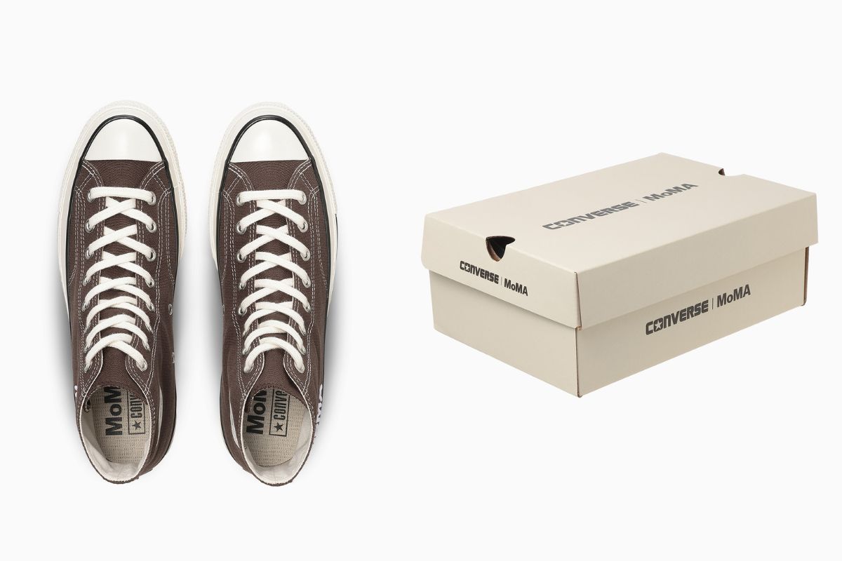 インソールはCONVERSEとMoMAのダブルネーム仕様となっており、専用のスペシャルカートンが付属