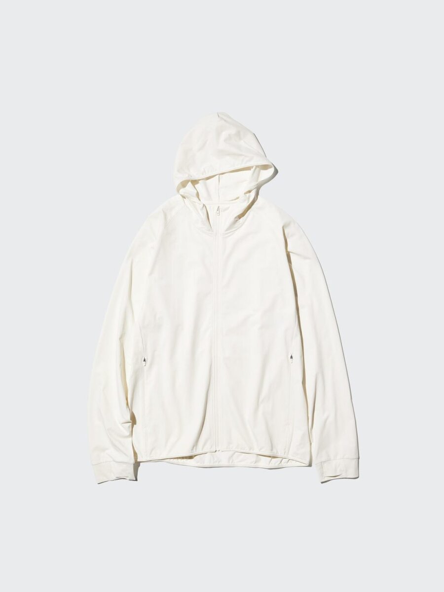 ユニクロ「ドライEXUVカットフルジップパーカ」￥2,990