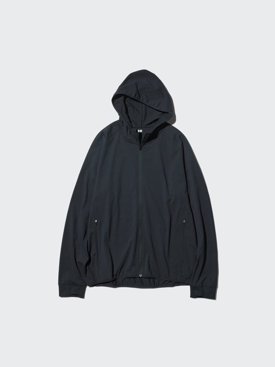 ユニクロ「ドライEXUVカットフルジップパーカ」￥2,990