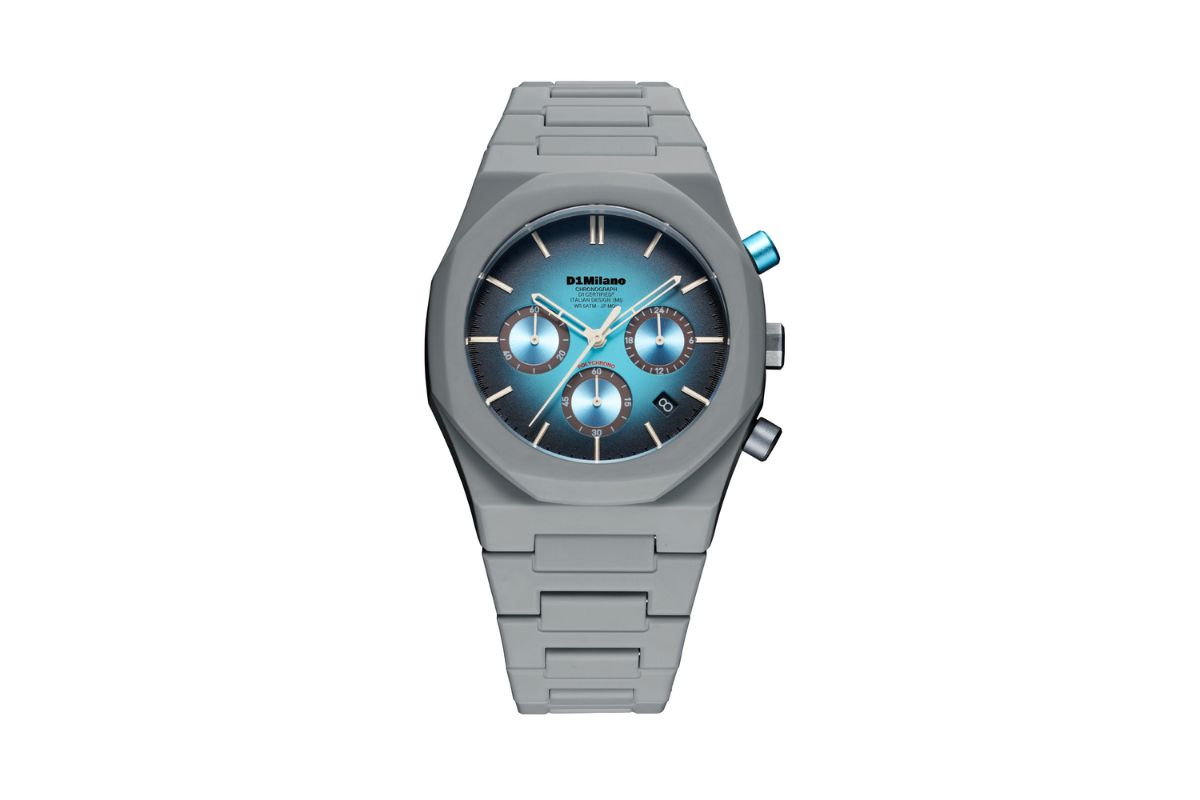 D1ミラノ「ポリクロノ Ice Phantom」¥44,000/クオーツ/40.5㎜径/5気圧防水