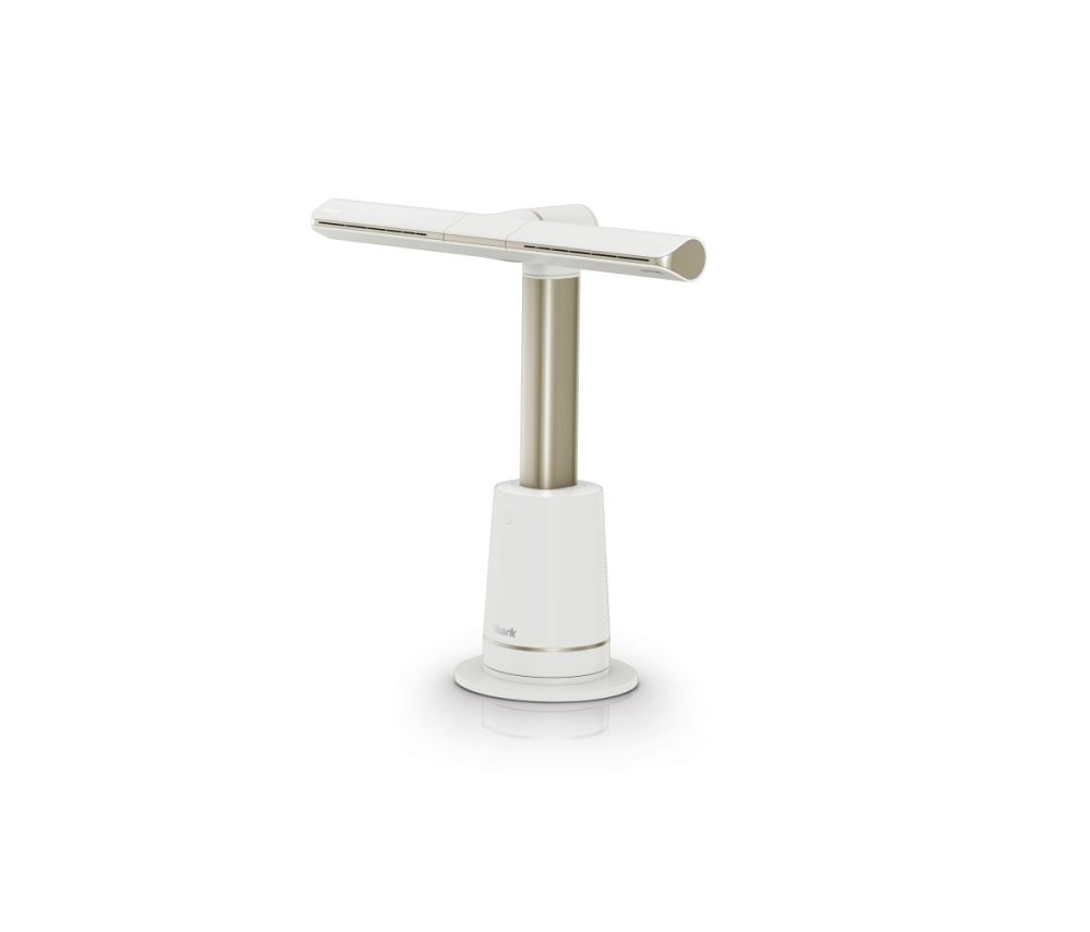 シャーク「Shark® TURBOBLADE ハイパワータワーファン」¥34,980/H113.9~130.0×W25.0×D29.9㎝(縦向き設置時)、H79.8~95.9×W80.2×D29.9㎝(横向き設置時)/約6.5㎏