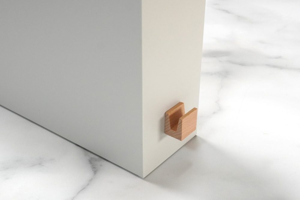 無印良品 引き出しやすくなる つまみ 角型 ファイルボックス用 ￥290 2個入り