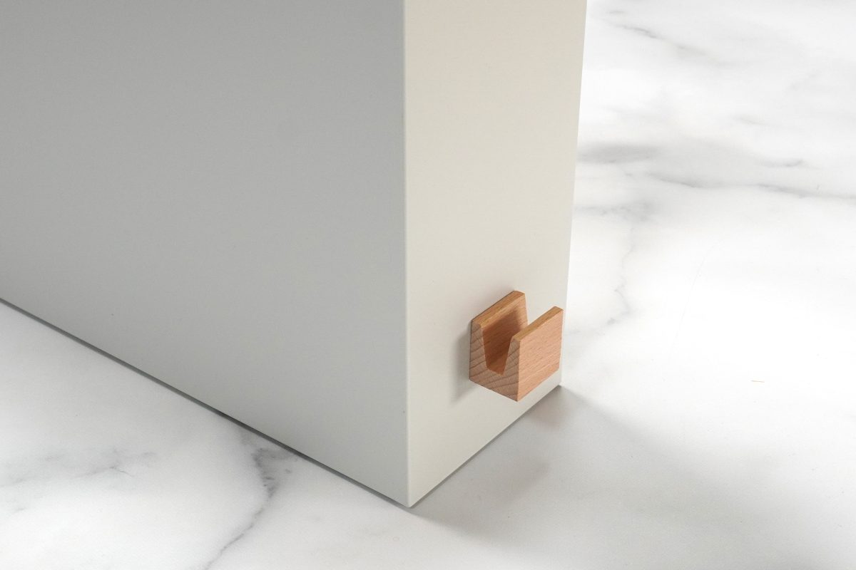 無印良品 引き出しやすくなる つまみ 角型 ファイルボックス用 ￥290 2個入り