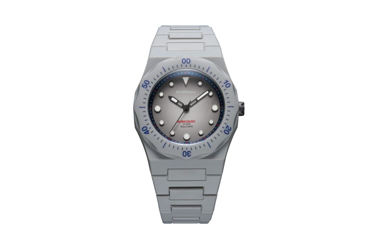 D1ミラノ「ポリカーボン Steel Diver」¥34,100/クオーツ/40.5㎜径/10気圧防水