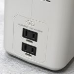 アイリスオーヤマ「小容量 ポータブル電源 IPU-A280-W」のAC電源