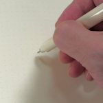 「MDノート」に「MDドローイングペン」で書いてみる。なめらかな筆記感