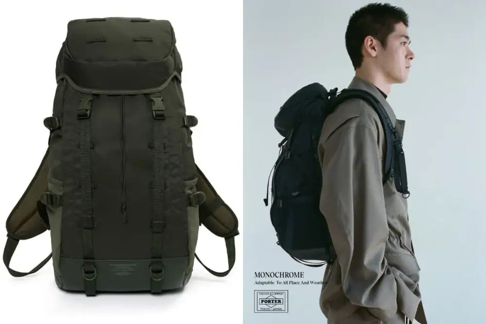 第3位 【ポーター】リュックが14万円!? それでも欲しい「究極の実用主義」…黒一色の最高峰“モノクローム”全5型をチェック