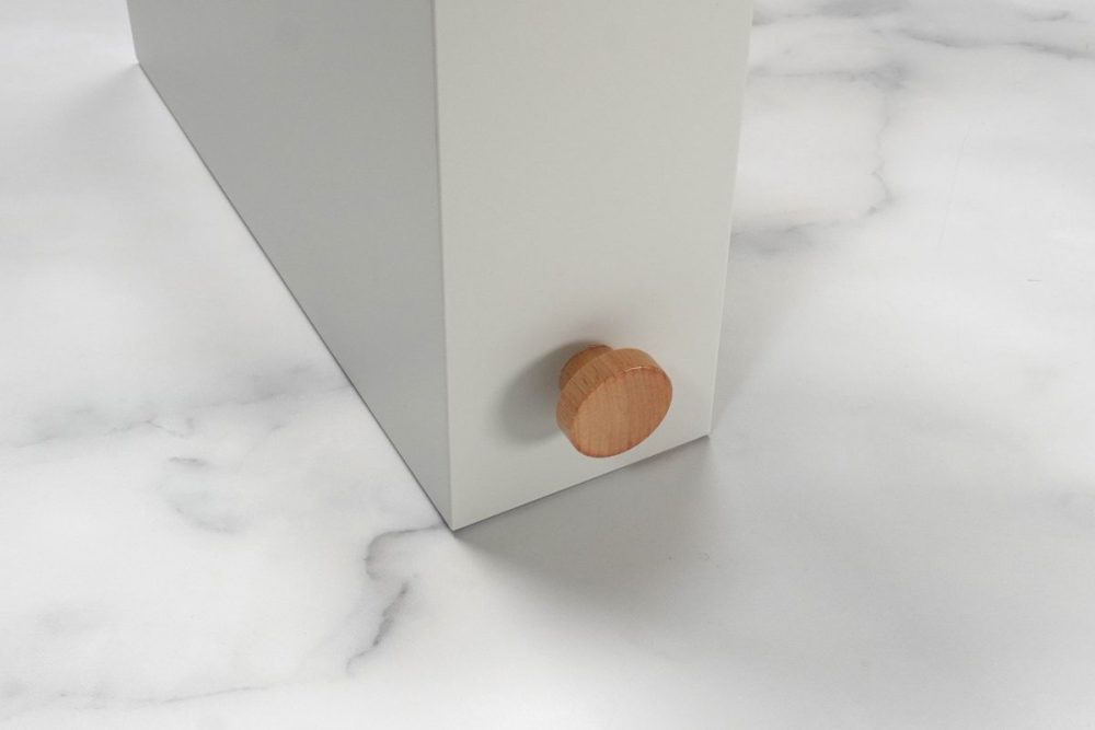 無印良品 引き出しやすくなる つまみ 丸型 ファイルボックス用 ￥290 2個入り