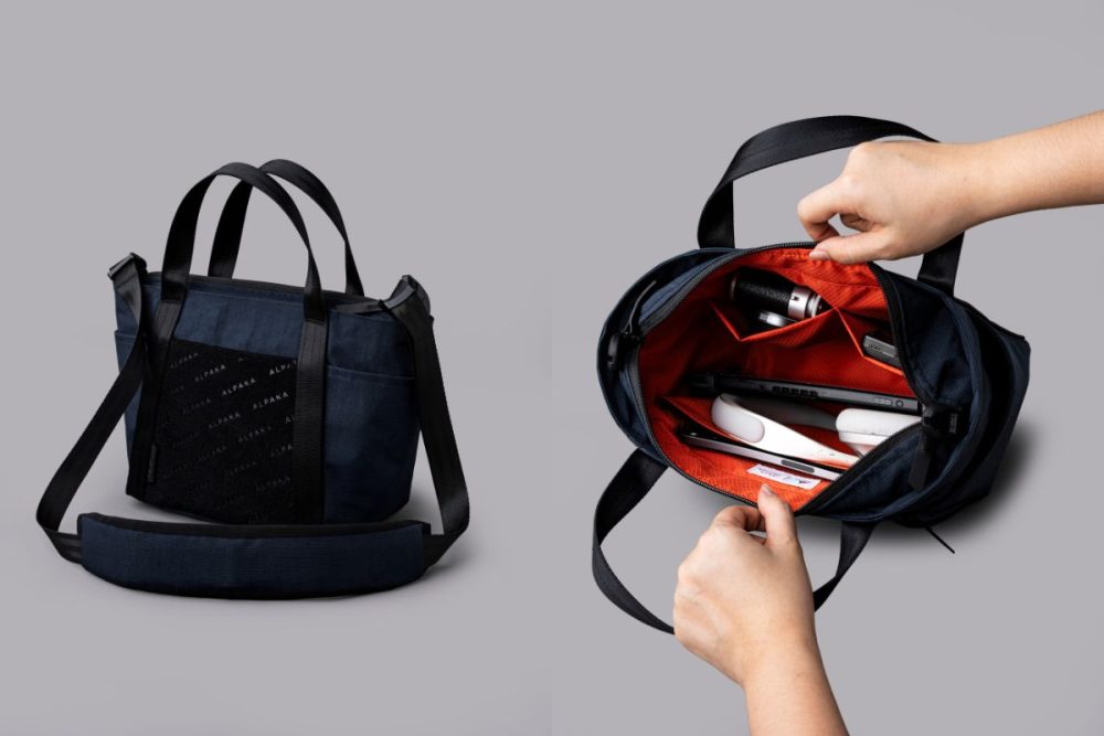 アルパカ「ミニトート V2 JAPAN EDITION」¥15,400/約H30×W33×D13.5㎝/約370g/2色展開