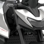 睨みを効かせた精悍な表情を見せるフロントマスク