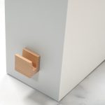 無印良品 引き出しやすくなる つまみ 角型 ファイルボックス用 ￥290 2個入り