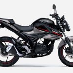 ジクサー150のグラススパークルブラック/オールドグレーメタリックカラー