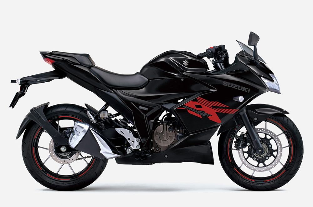 ジクサーSF250のグラススパークルブラックカラー