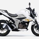 ジクサー250のパールグレッシャーホワイト/マットプラチナシルバーメタリックNo.2カラー