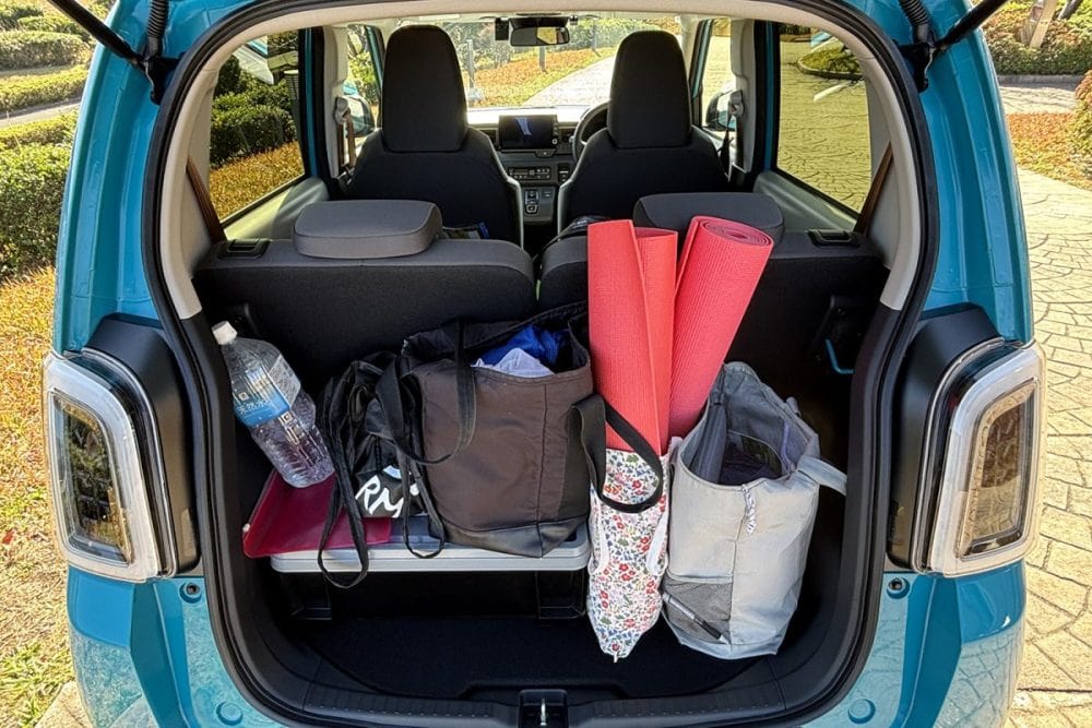 ラゲッジスペースの使い勝手も上々だ