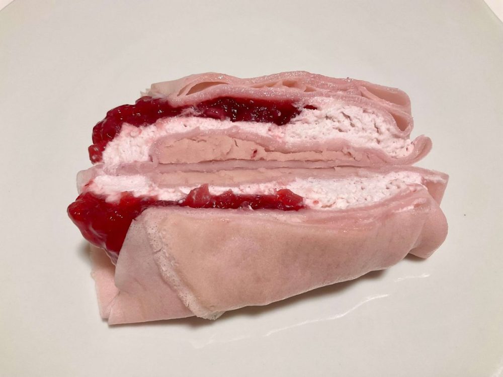 セブン-イレブン、もっちり和クレープ さくらといちご