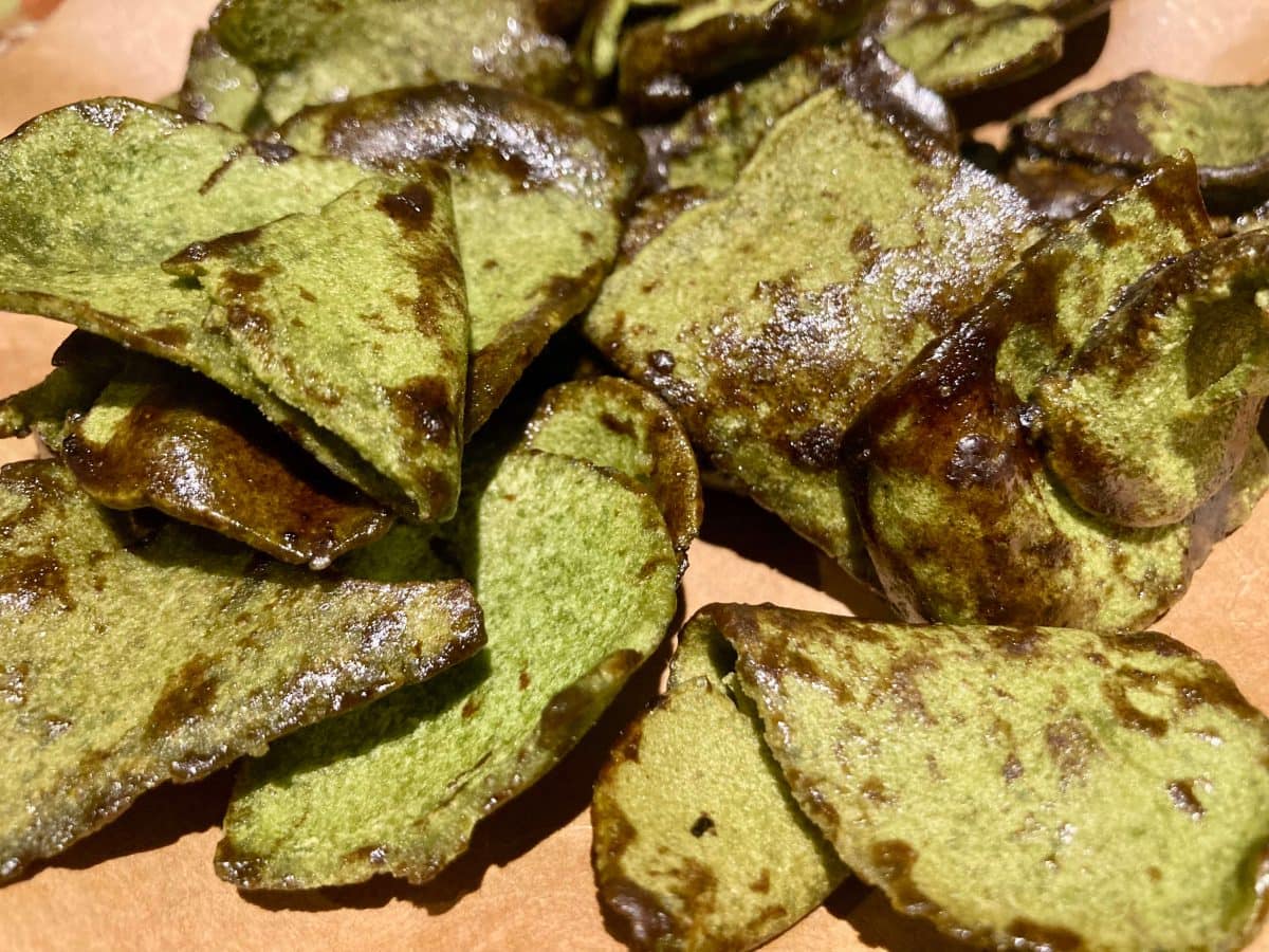 カルディ、もへじ チョコがけ抹茶かりんとうちっぷす