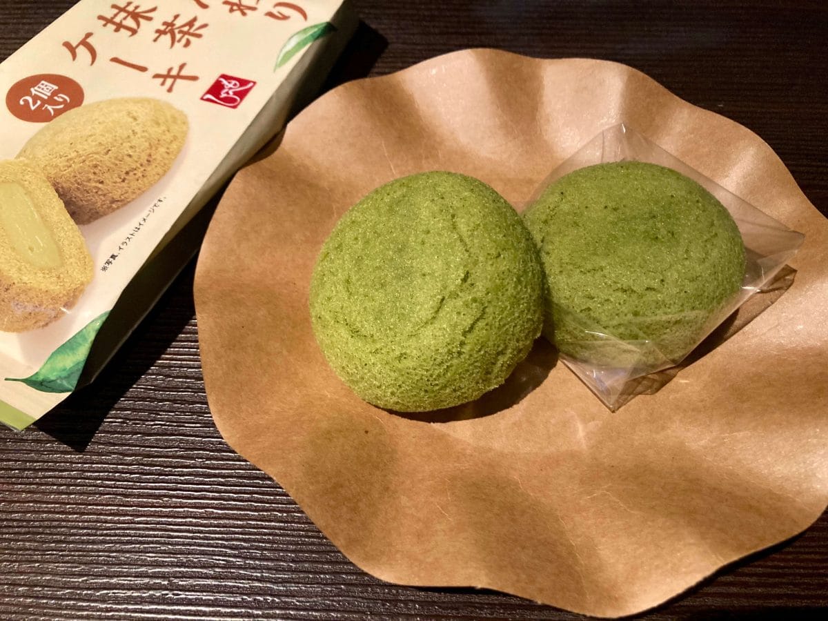 カルディ、もへじ ふんわり抹茶ケーキ