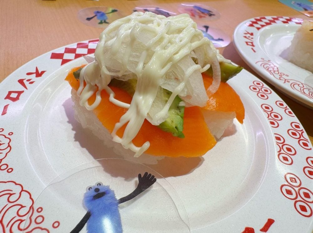 パペットスンスンコラボ限定クリアピック付き　サーモンアボカド