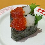 煎り酒漬け筋子と大根おろし軍艦