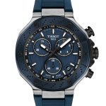 ティソ「ティソ T-レース クォーツクロノグラフ」￥89,100／クォーツ／45㎜径／10気圧防水