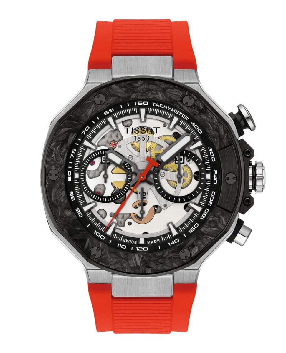 ティソ「ティソ T-レース MotoGP オートマティック 2026 リミテッドエディション」￥325,600／自動巻／45㎜径／10気圧防水／世界限定2026本