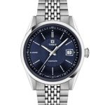 ティソ「ティソ ヴィソデイト(T157.407.11.041.00)」¥129,800/自動巻/39㎜径/パワーリザーブは最長80時間/5気圧防水