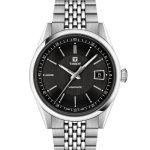 ティソ「ティソ ヴィソデイト(T157.407.11.051.00)」¥129,800/自動巻/39㎜径/パワーリザーブは最長80時間/5気圧防水