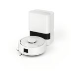 アイロボット「ルンバ ミニ 掃除機＆床拭きロボット + AutoEmpty™ 充電ステーション」￥49,800／ロボット：幅24.5×奥行24.5×高さ9.2㎝／約2.0㎏、充電ステーション：幅21.2×奥行17.8×高さ28.5㎝／約2.03㎏