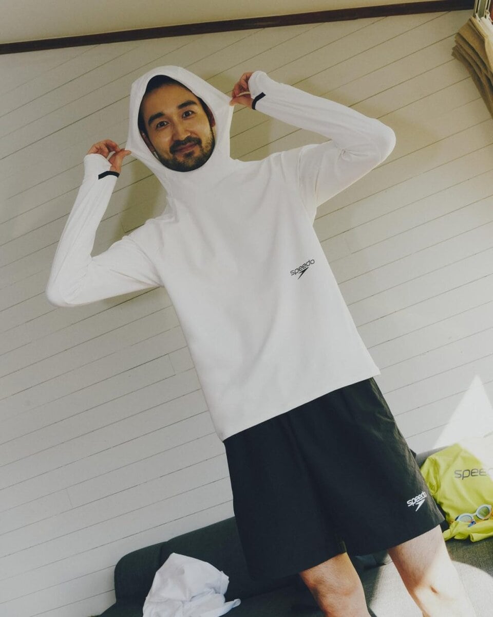 スピード「SP Rash Guard Hoodie」¥11,000