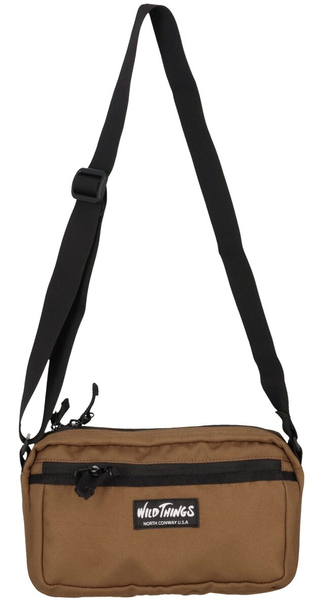 ワイルドシングス「ホリゾンタル ショルダー バッグ」￥6,380／H15×W26×D9㎝／6ℓ