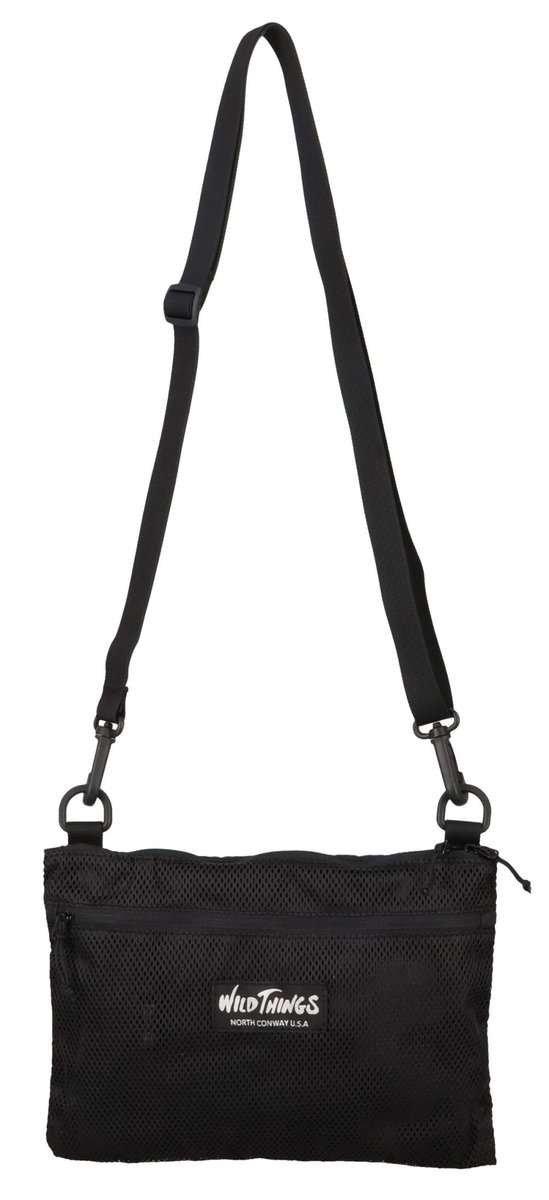 ワイルドシングス「ライト ショルダー ポーチ L」￥4,400／H26×W19×D1㎝